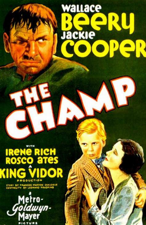 Poster art from The Champ (1931)