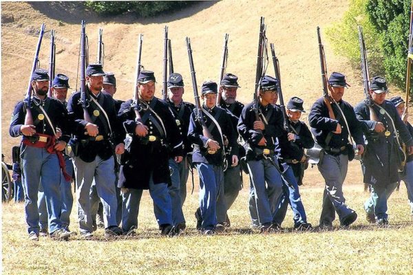 A CIVILWARLAND reenactment.