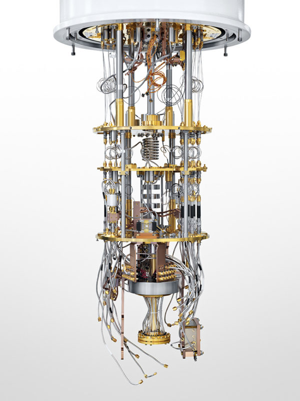 a quantum computer, of the sort Ted Chiang images conjuring the paraself