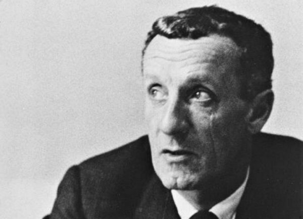 French phenomenologist Maurice Merleau-Ponty, whose Phenomenology of Perception I currently read, of whom it is very difficult to find an image online that is not of him alone