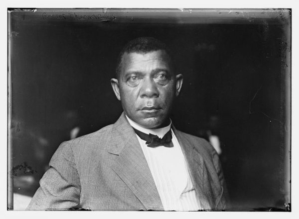 Photograph of Booker T. Washington from a glass negative, 1901