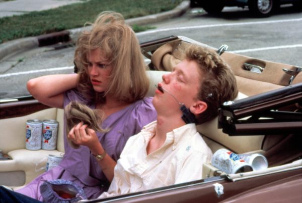 Carolina and Farmer Ted the day after, in Sixteen Candles.