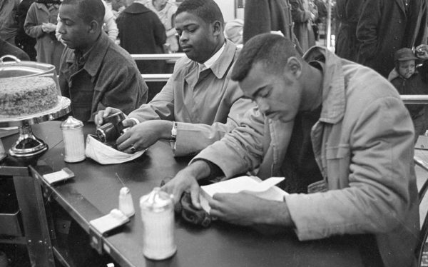 Woolworth's Sit-in in Durham, North Carolina, Feb. 10, 1960, long after Washington