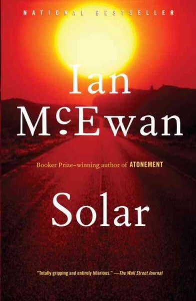 Cover of Ian McEwan's novel Solar, read during May