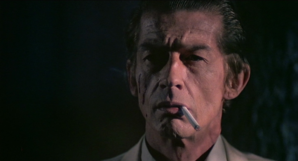John Hurt in the 1984 film The Hit, directed by Stephen Frears.