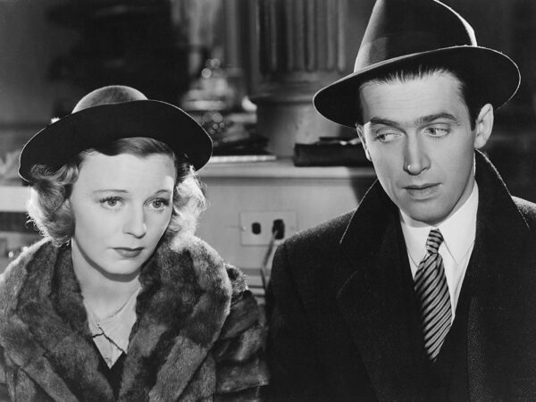 Margaret Sullavan and James Stewart in Shop Around the Corner