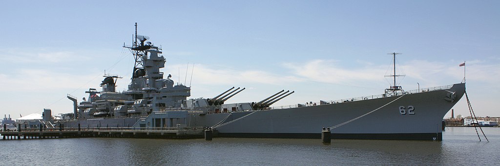 A636, USS New Jersey, starboard side, Camden, New Jersey, United States. Taken by Brian Schaller.