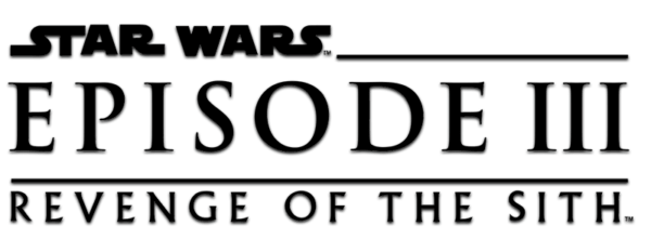 Logo for Episode III of Star Wars: Revenge of the Sith.