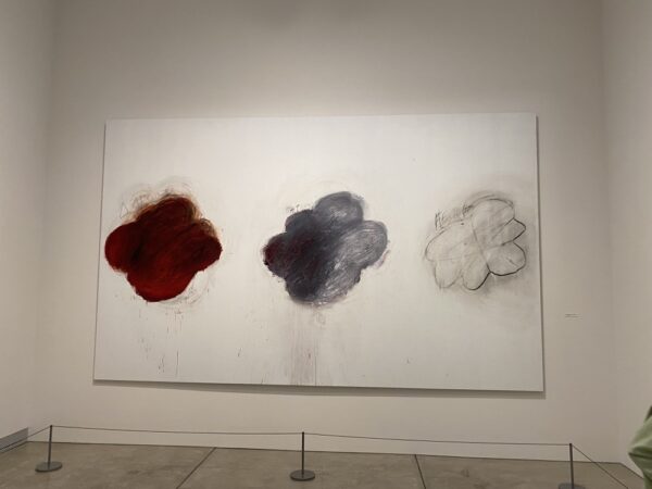 Shades of Achilles, Patroclus, and Hector, one of the paintings from Cy Twombly's 10-painting cycle, Fifty Days at Iliam (1978)