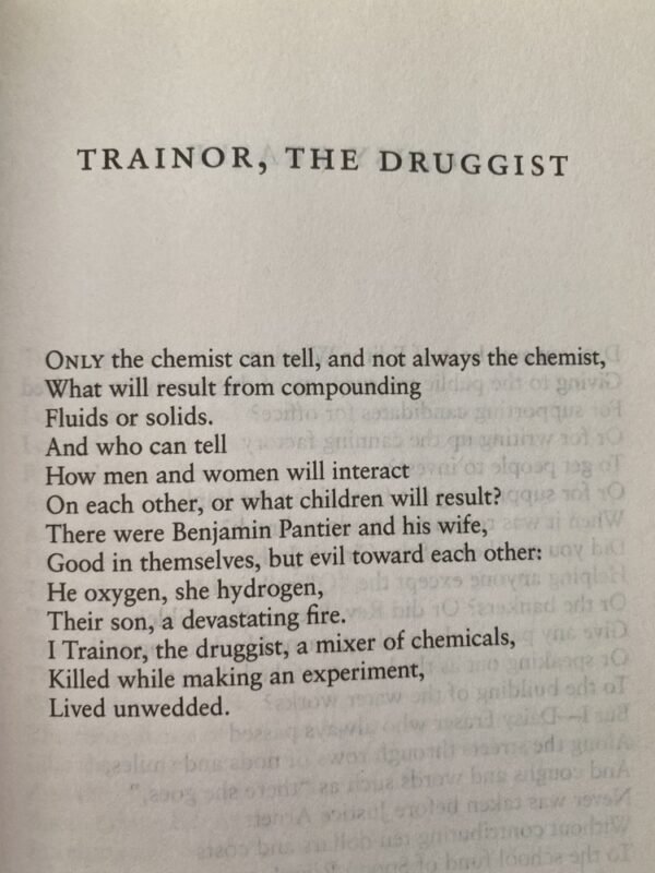 The poem of Trainor the Druggist from Edgar Lee Master's Spoon River Anthology