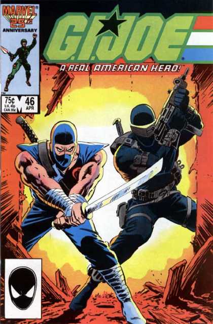 G.I.Joe Comic #47: More Snake Eyes and Storm Shadow action!