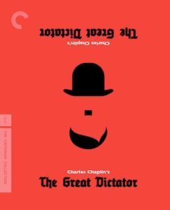 Cover of the Criterion Collection edition of the 1940 Charlie Chaplin film "The Great Dictator"
