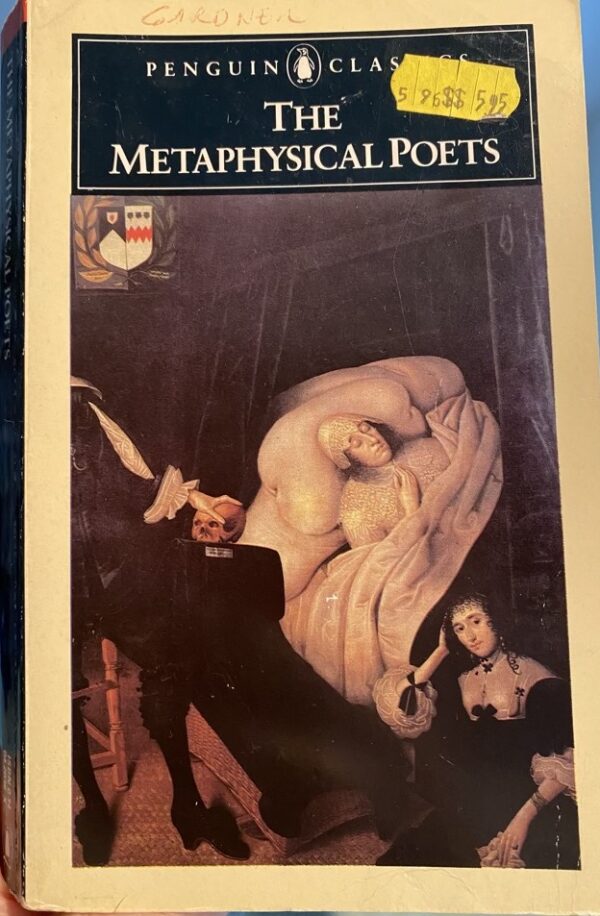 Cover of my copy of the 199? Penguin edition of The Metaphysical Poets