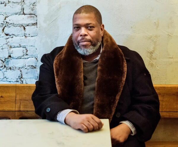 Portrait of the American cultural critic Hilton Als, photographed by Ali Smith for The Guardian