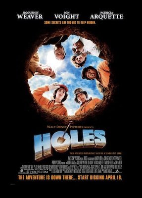 Post for the 2003 Disney movie "Holes", starring Shia LeBouef, Signorney Weaver, and Jon Voight