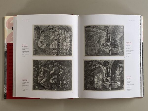 Some imaginary prisons from "Piranesi: The Etchings", edited by Luigi Ficacci and published by Taschen.
