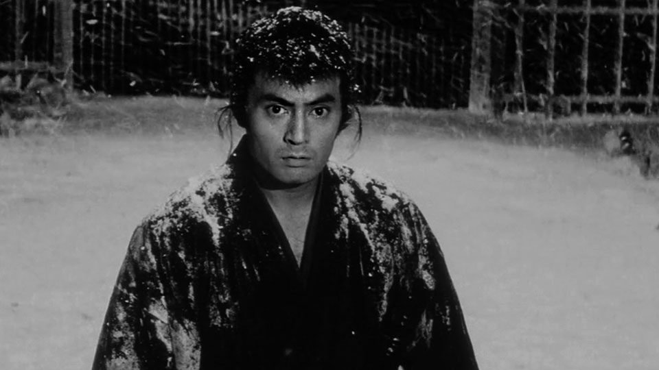 Tatsuya Nakadai as Ryunosuke in the 1963 Okomoto film "Sword of Doom"