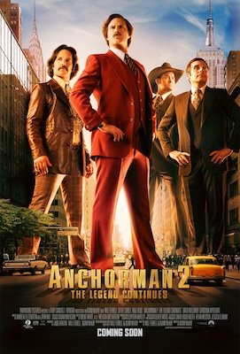 Poster for the 2014 Anchorman 2 film