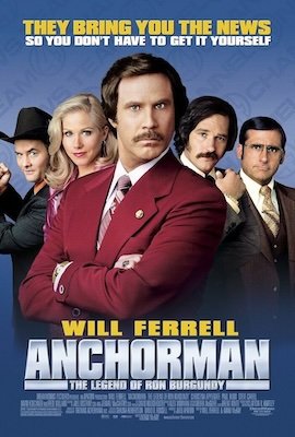 Poster for the 2004 Anchorman film