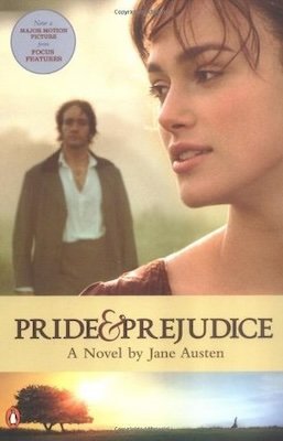 Cover of the 2005 movie tie-in edition of Pride and Prejudice