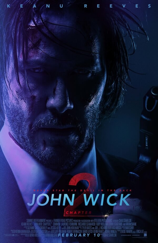 Promotional poster for the 2014 film John Wick 2