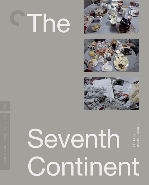 Cover for the Criterion Collection's DVD of the 1989 Michael Haneke film The Seventh Continent in which