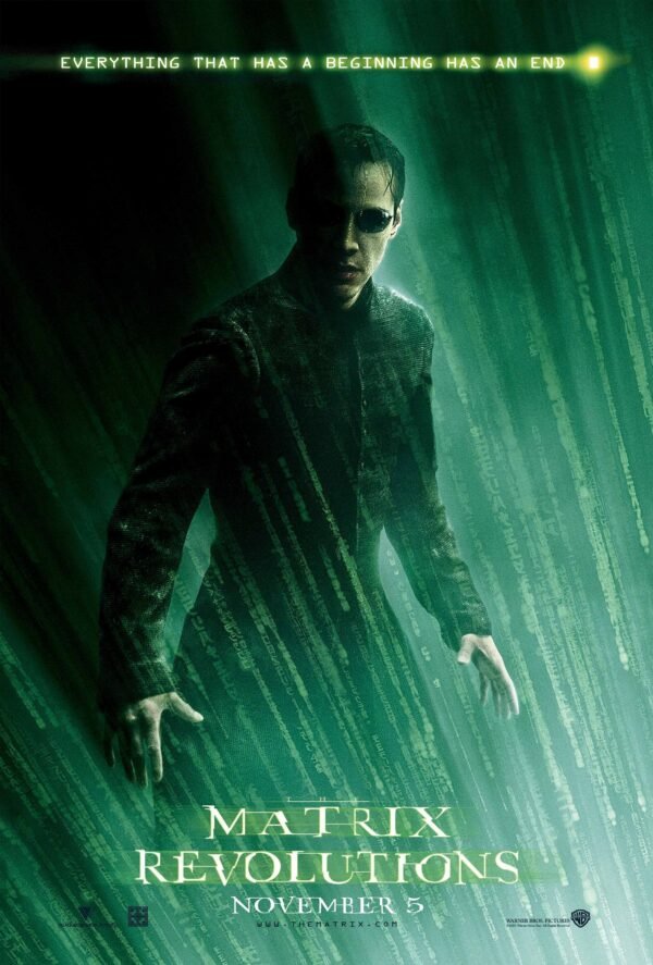 matrix revolutions 2003 poster April Absolutions: Reading, Watching