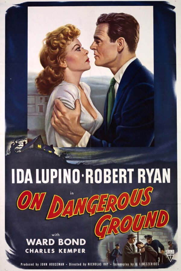 on dangerous ground 1951 poster June 2024 Reading, Viewing