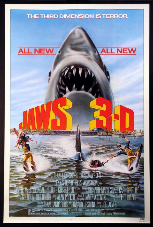 jaws 3d 1980 poster Sep. 2024 Reading, Viewing: Curzio Malaparte, Under The Skin