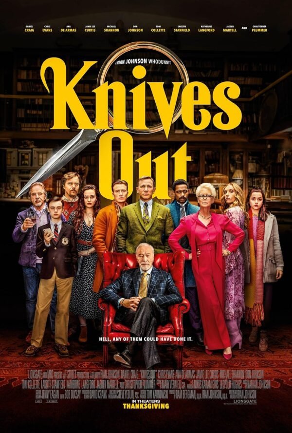 Poster for the 2019 film "Knives Out"