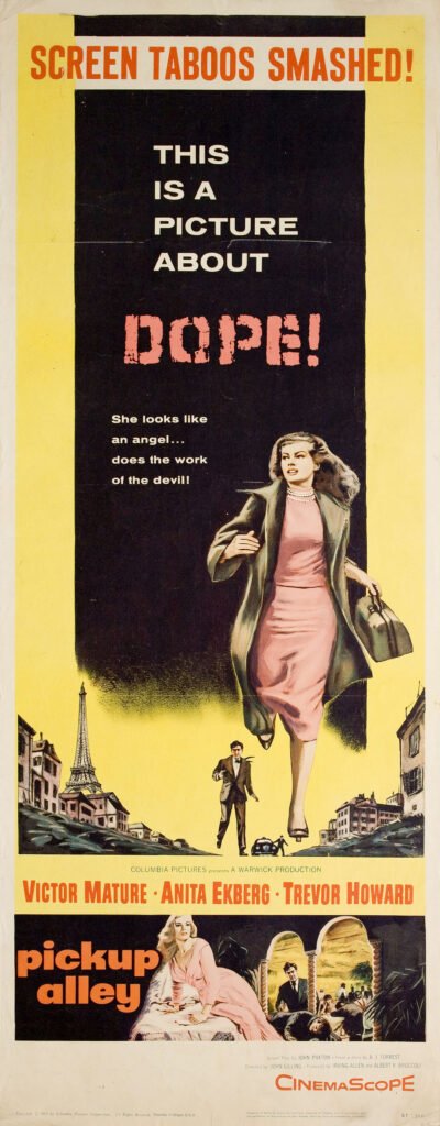 Original poster for the 1957 film that ended up being called "Pickup Alley"