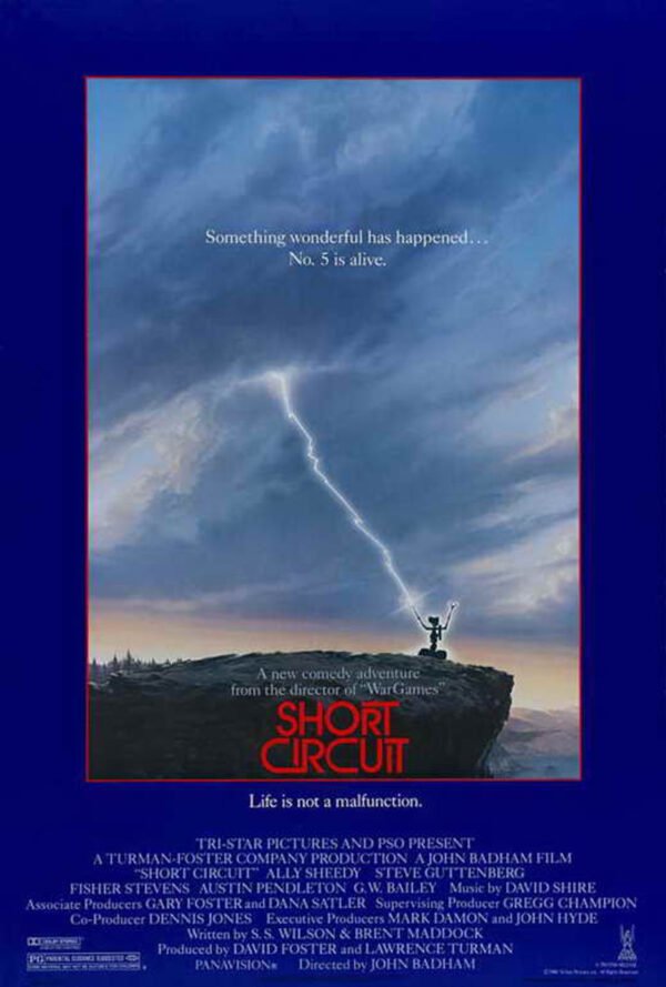 Poster for the 1986 film "Short Circuit"