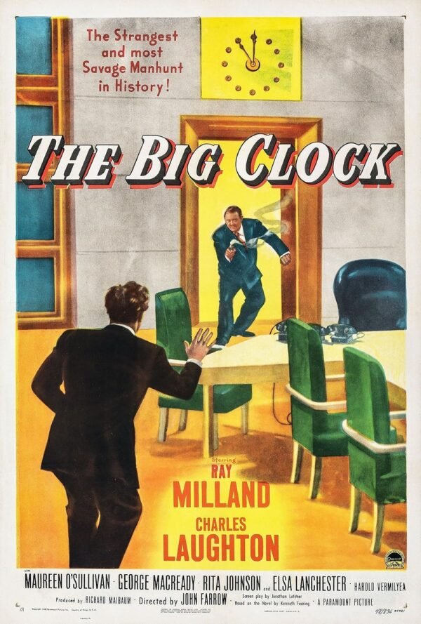 Poster for the 1948 film "The Big Clock"