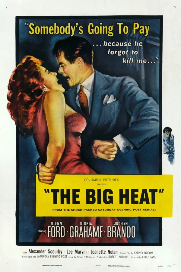 Poster for the 1953 film "The Big Heat"