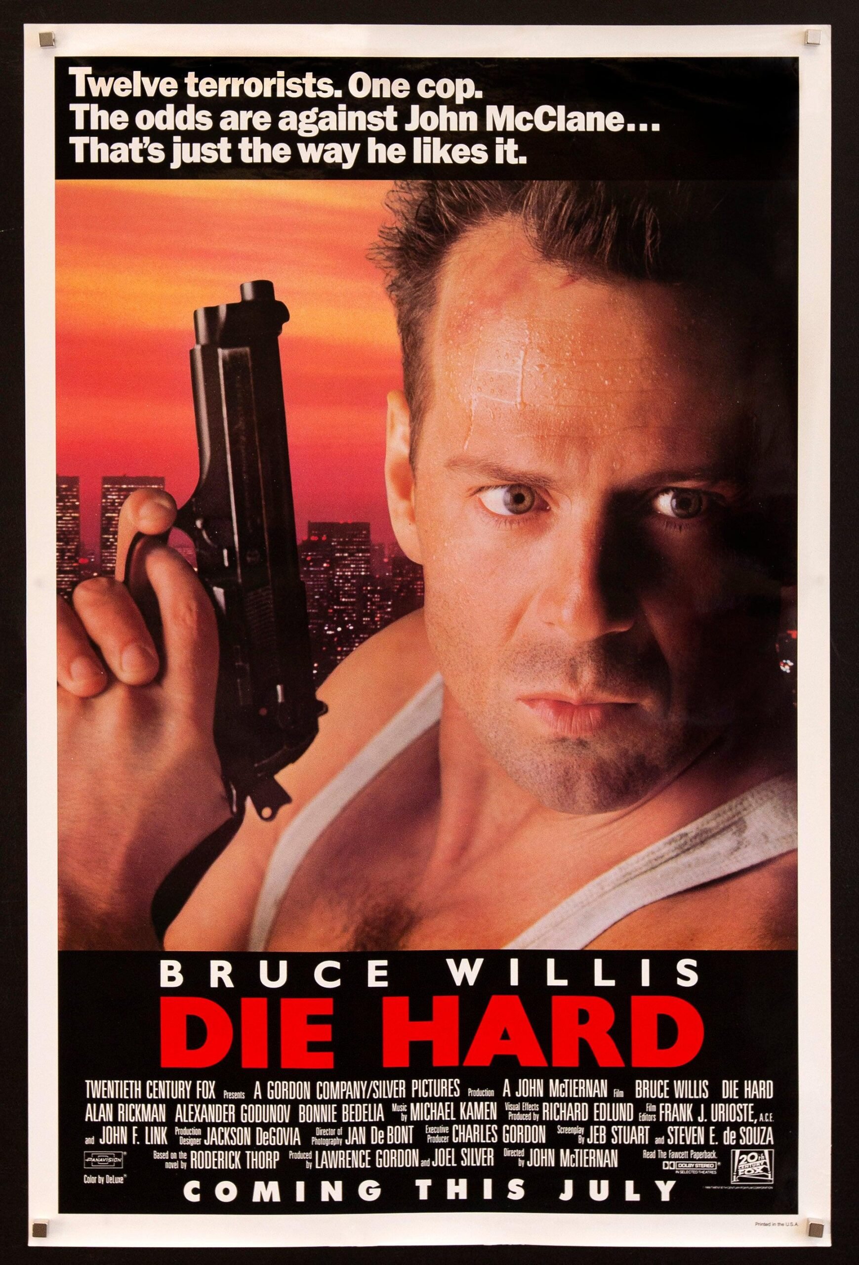 Die Hard Vintage Movie Poster Original 1 Sheet 27x41 7126 scaled Dissonant December 2024: Reading, Viewing