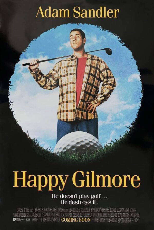 happy gilmore 1996 poster Dissonant December 2024: Reading, Viewing