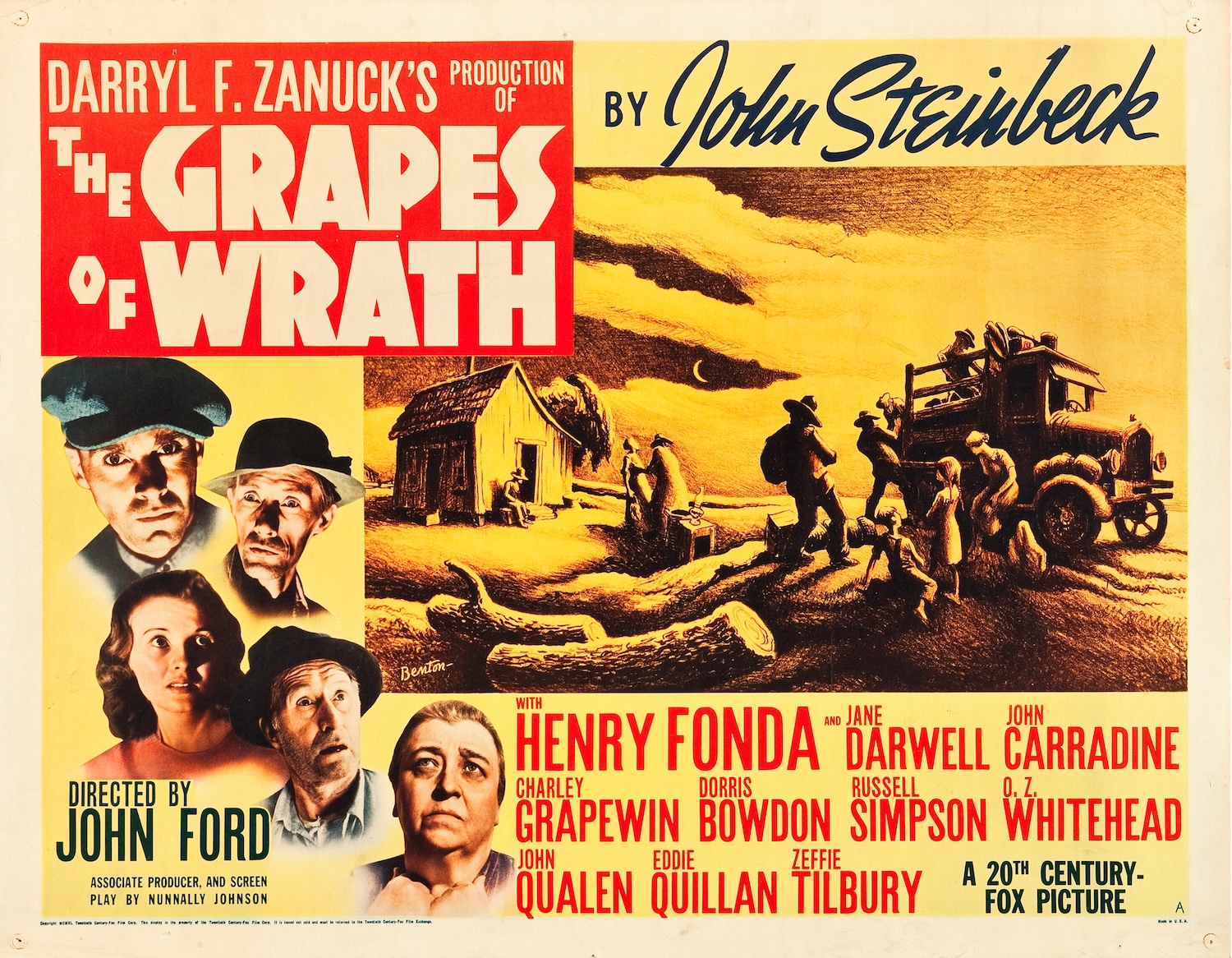 grapes wrath 1940 poster 2 1 Recently Read, Watched