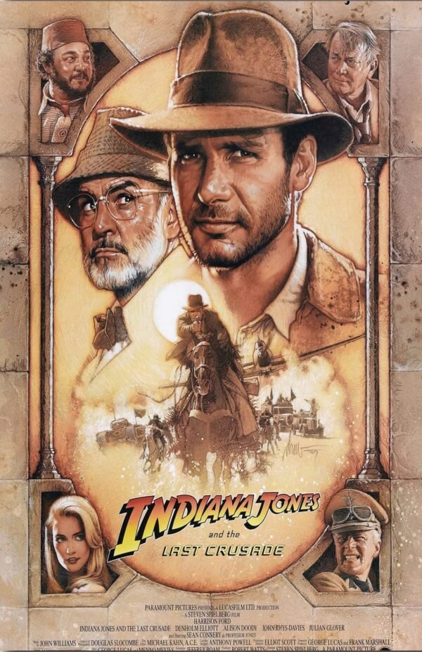 indiana jones last crusade 1991 poster Recently Read, Watched