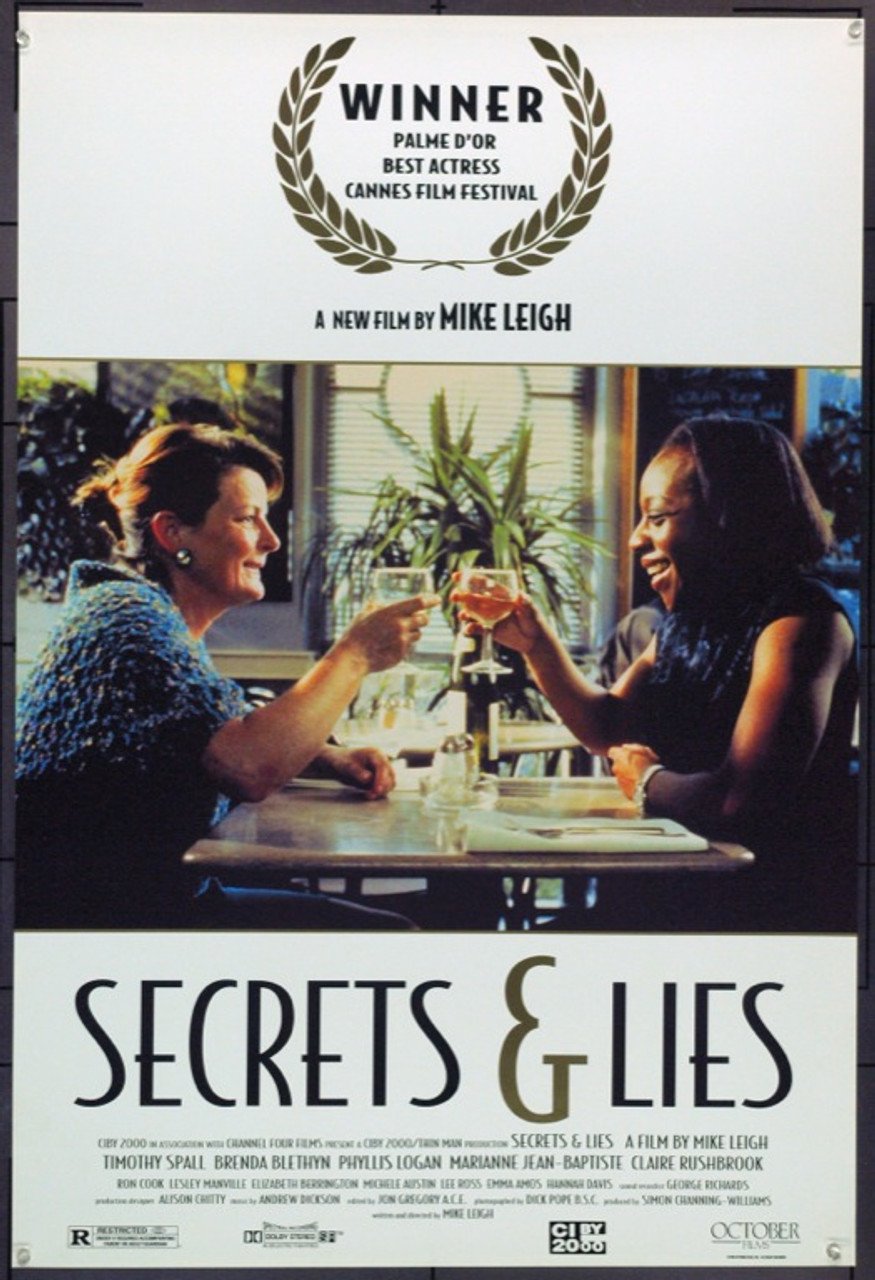 secrets and lies 1996 poster Recently Read, Watched