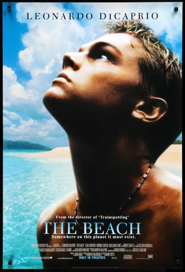 poster for the 2000 Danny Boyle film The Beach