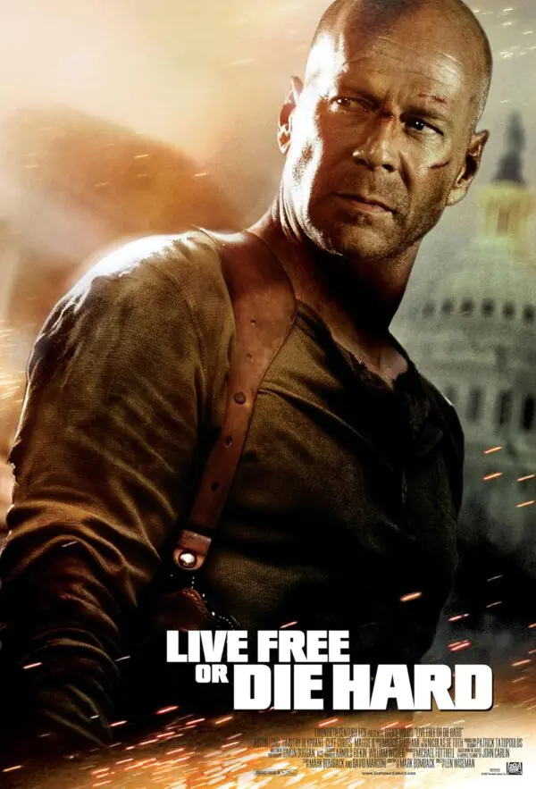 life free die hard 2007 poster September & October 2025