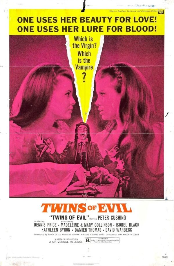twins of evil 1971 poster September & October 2025